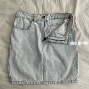 American Apparel denim skirt size small